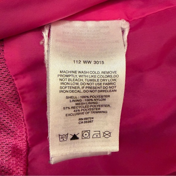 Columbia Omni-Shield Jacket Womens 2X Pink Blue Hooded *flaws - Picture 9 of 14